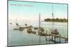 Waterside Harbor, Stamford, Connecticut-null-Mounted Premium Giclee Print