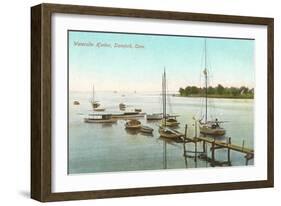 Waterside Harbor, Stamford, Connecticut-null-Framed Art Print