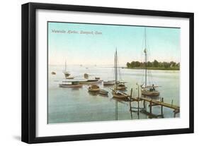 Waterside Harbor, Stamford, Connecticut-null-Framed Art Print