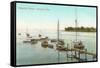 Waterside Harbor, Stamford, Connecticut-null-Framed Stretched Canvas