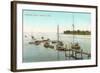 Waterside Harbor, Stamford, Connecticut-null-Framed Art Print