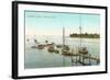 Waterside Harbor, Stamford, Connecticut-null-Framed Art Print