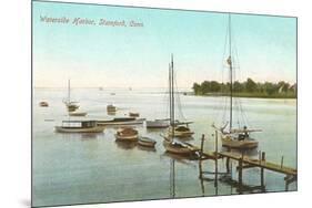 Waterside Harbor, Stamford, Connecticut-null-Mounted Premium Giclee Print