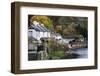 Waterside in Autumn at Knaresborough, North Yorkshire, Yorkshire, England, United Kingdom, Europe-Mark Sunderland-Framed Photographic Print