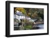 Waterside in Autumn at Knaresborough, North Yorkshire, Yorkshire, England, United Kingdom, Europe-Mark Sunderland-Framed Photographic Print