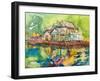 Waterside Tavern-Brenda Brin Booker-Framed Giclee Print