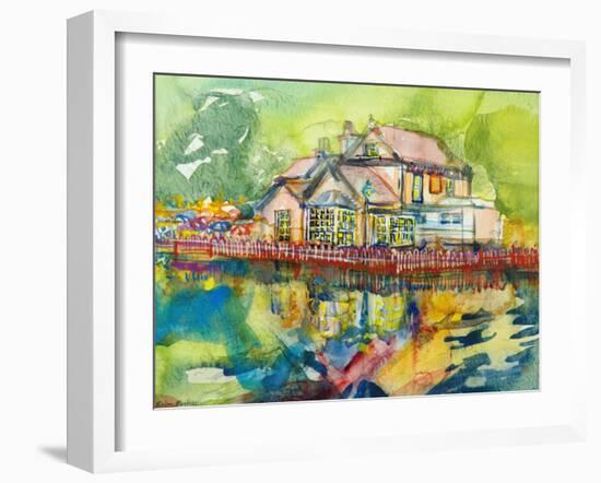 Waterside Tavern-Brenda Brin Booker-Framed Giclee Print