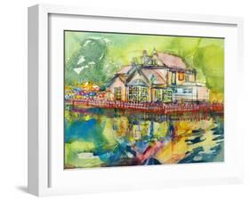 Waterside Tavern-Brenda Brin Booker-Framed Giclee Print