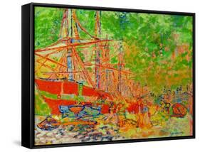 Waterside-Brenda Brin Booker-Framed Stretched Canvas