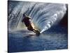 Waterskier with Water Spray-null-Stretched Canvas