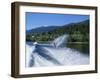 Waterskiing on Adams Lake, British Columbia, Canada, North America-Harding Robert-Framed Photographic Print