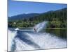 Waterskiing on Adams Lake, British Columbia, Canada, North America-Harding Robert-Mounted Photographic Print