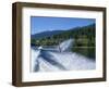 Waterskiing on Adams Lake, British Columbia, Canada, North America-Harding Robert-Framed Photographic Print