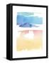 Waterslide Merger-Mike Schick-Framed Stretched Canvas