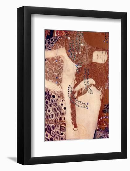 Watersnakes-Gustav Klimt-Framed Premium Giclee Print