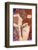 Watersnakes-Gustav Klimt-Framed Premium Giclee Print