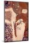 Watersnakes-Gustav Klimt-Mounted Premium Giclee Print