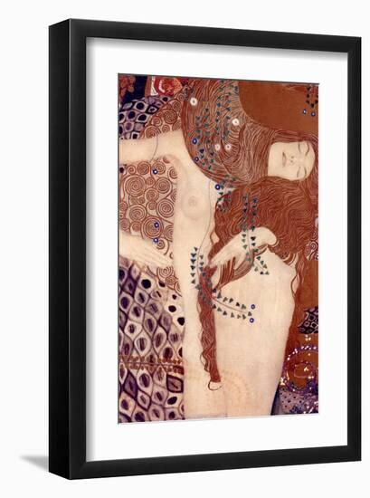 Watersnakes-Gustav Klimt-Framed Premium Giclee Print