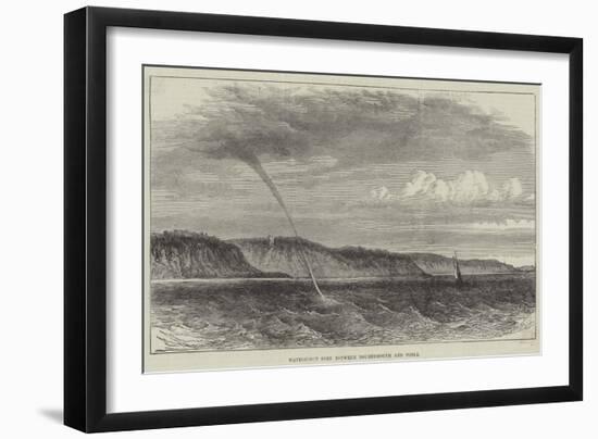 Waterspout Seen Between Bournemouth and Poole-null-Framed Giclee Print