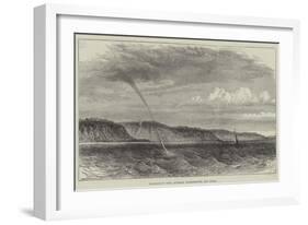 Waterspout Seen Between Bournemouth and Poole-null-Framed Giclee Print