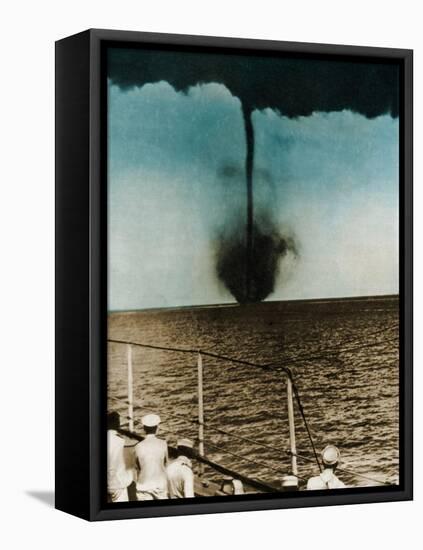 Waterspout-Science Source-Framed Stretched Canvas