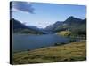 Waterton Lakes and Hotel Prince of Wales, Rocky Mountains, Alberta, Canada-Hans Peter Merten-Stretched Canvas