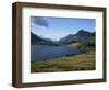 Waterton Lakes and Hotel Prince of Wales, Rocky Mountains, Alberta, Canada-Hans Peter Merten-Framed Photographic Print