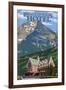 Waterton Lakes National Park, Canada - Prince of Wales Hotel-Lantern Press-Framed Art Print