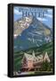 Waterton National Park, Canada - Prince Of Wales Hotel-null-Framed Poster