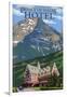 Waterton National Park, Canada - Prince of Wales Hotel-Lantern Press-Framed Art Print