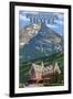 Waterton National Park, Canada - Prince of Wales Hotel-Lantern Press-Framed Art Print