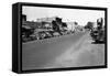 Waterville, Washington - View of Main Street-Lantern Press-Framed Stretched Canvas