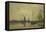 Waterway Near the Baarsjes, Amsterdam-Jan Hillebrand Wijsmuller-Framed Stretched Canvas