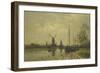 Waterway Near the Baarsjes, Amsterdam-Jan Hillebrand Wijsmuller-Framed Art Print