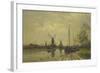 Waterway Near the Baarsjes, Amsterdam-Jan Hillebrand Wijsmuller-Framed Art Print