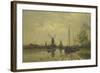 Waterway Near the Baarsjes, Amsterdam-Jan Hillebrand Wijsmuller-Framed Art Print