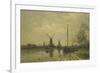 Waterway Near the Baarsjes, Amsterdam-Jan Hillebrand Wijsmuller-Framed Art Print