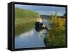 Waterway of the Saimaa Canal, Mustulo, Near Lappeenranta, Finland, Scandinavia, Europe-Ken Gillham-Framed Stretched Canvas