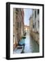 Waterways of Venice II-George Johnson-Framed Art Print