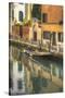 Waterways of Venice IV-George Johnson-Stretched Canvas