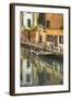 Waterways of Venice IV-George Johnson-Framed Art Print