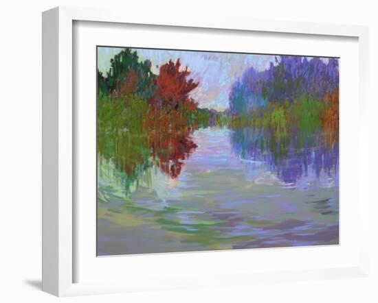 Waterways VII-Jane Schmidt-Framed Art Print