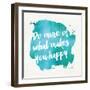 Waterwords I-Pela Studio-Framed Art Print