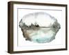 Watery Landscape-Lora Gold-Framed Art Print