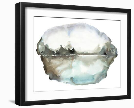 Watery Landscape-Lora Gold-Framed Art Print