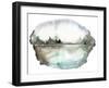 Watery Landscape-Lora Gold-Framed Art Print