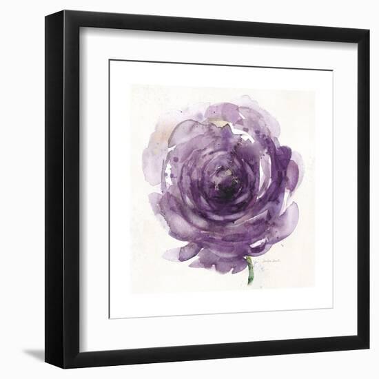 Watery Plum Bloom 2-Sandra Smith-Framed Art Print