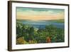 Watkins Glen, New York - Seneca Lake View-Lantern Press-Framed Art Print