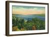 Watkins Glen, New York - Seneca Lake View-Lantern Press-Framed Art Print