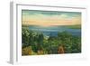 Watkins Glen, New York - Seneca Lake View-Lantern Press-Framed Art Print